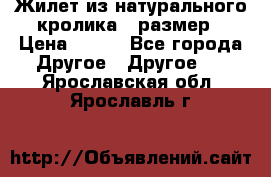 Жилет из натурального кролика,44размер › Цена ­ 500 - Все города Другое » Другое   . Ярославская обл.,Ярославль г.